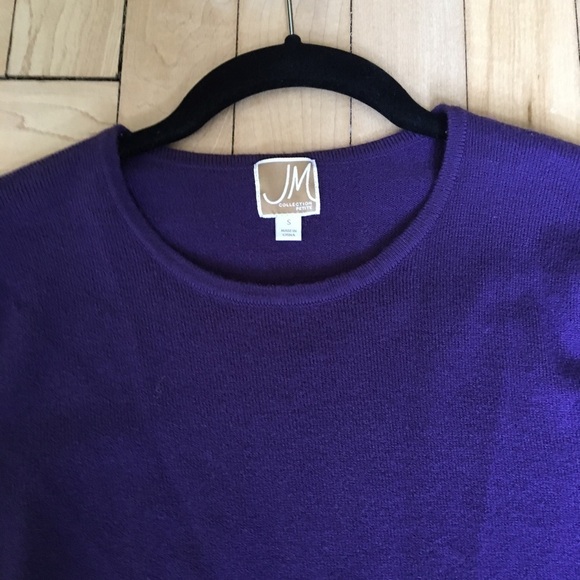 JM Collection petite purple sweater size small - Picture 5 of 7